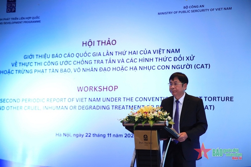 Hội thảo quốc tế giới thiệu Báo cáo quốc gia lần thứ hai của Việt Nam về thực thi Công ước chống tra tấn