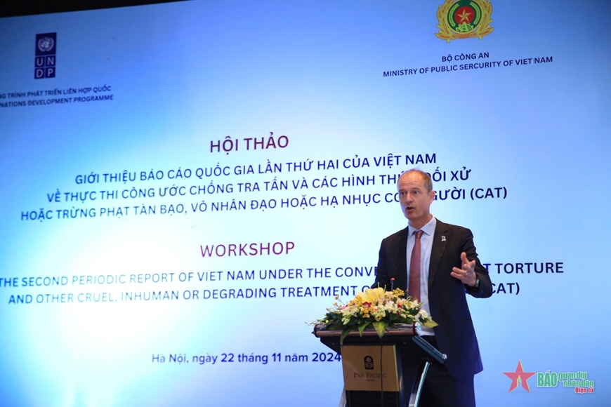 Hội thảo quốc tế giới thiệu Báo cáo quốc gia lần thứ hai của Việt Nam về thực thi Công ước chống tra tấn