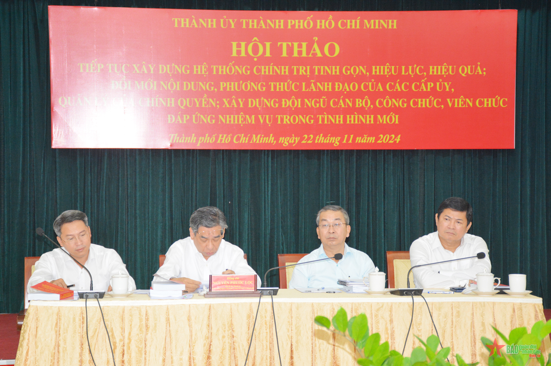 Thành ủy TP Hồ Chí Minh: “Xây dựng hệ thống chính trị tinh, gọn, hiệu lực, hiệu quả”