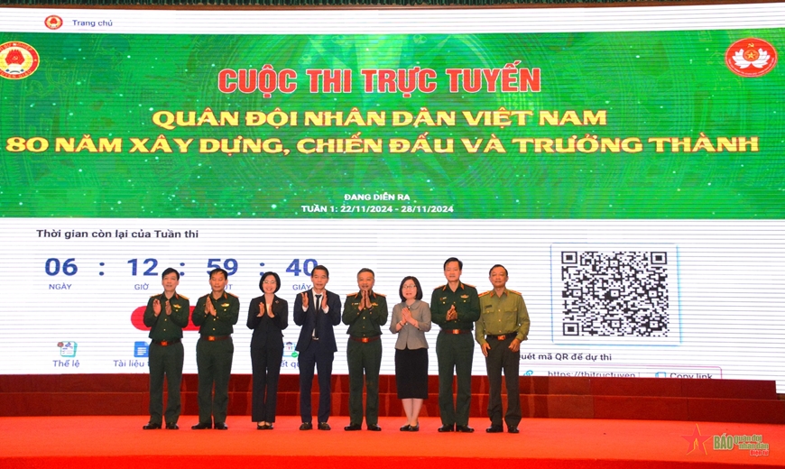 Phát động cuộc thi “Quân đội nhân dân Việt Nam - 80 năm xây dựng, chiến đấu và trưởng thành”