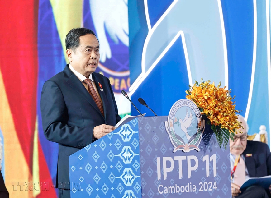 Chủ tịch Quốc hội Trần Thanh Mẫn dự và phát biểu tại Phiên họp toàn thể Nghị viện quốc tế vì Bao dung và Hòa bình lần thứ 11