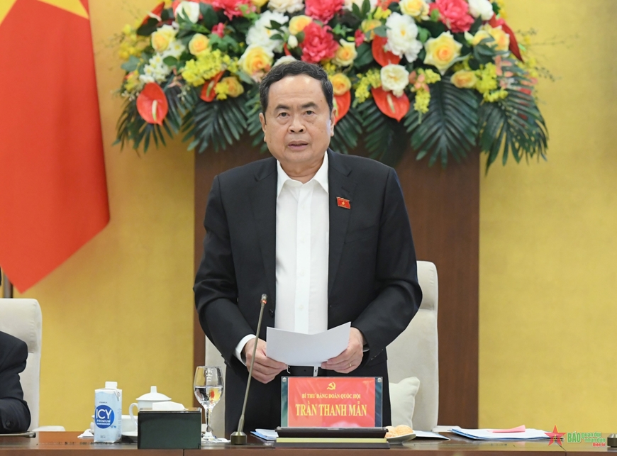 Chủ tịch Quốc hội Trần Thanh Mẫn: Tổ chức lại bộ máy sao cho tinh, gọn, mạnh, hiệu lực, hiệu quả