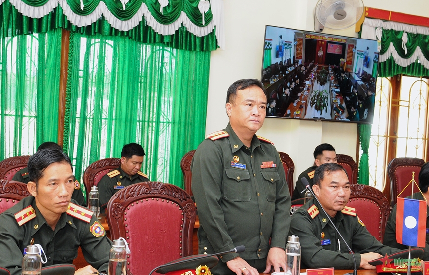 Binh đoàn 15 bàn giao học viên Lào tập huấn tại Trường Cao đẳng nghề số 21