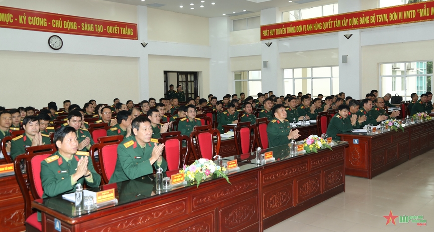 Bộ Tổng Tham mưu tập huấn nghiệp vụ báo cáo viên