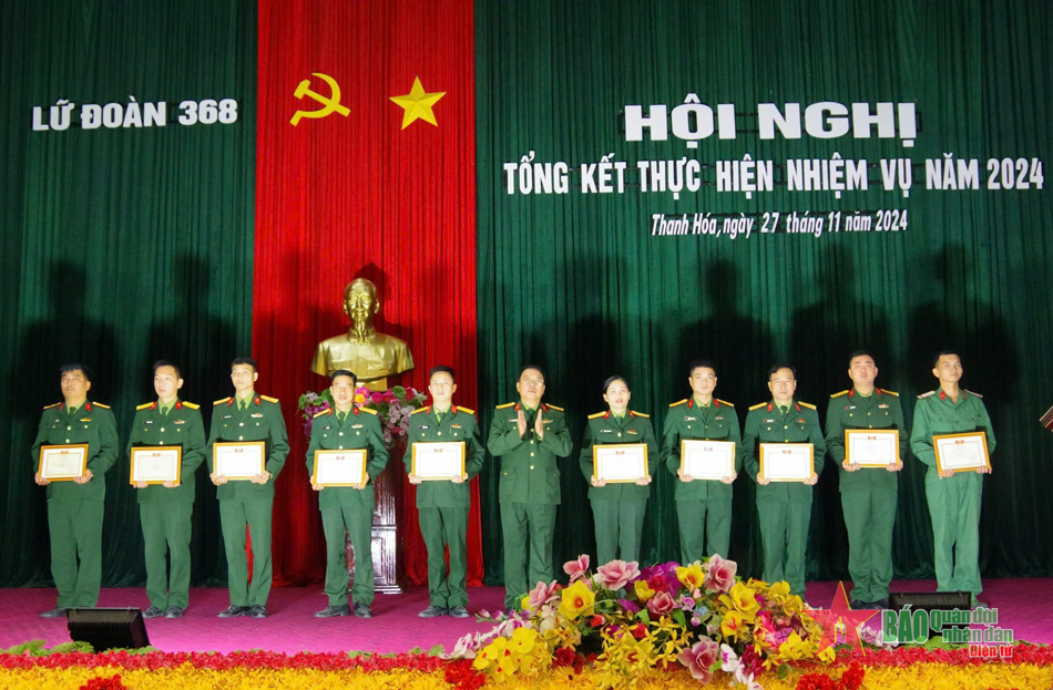 Lữ đoàn Pháo binh 368 (Quân đoàn 12) tổng kết thực hiện nhiệm vụ năm 2024