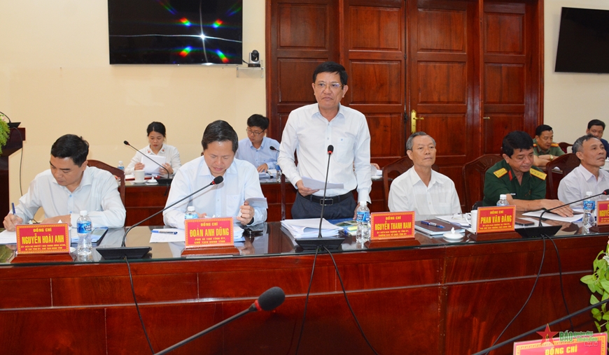 Đoàn kiểm tra của Ban Bí thư làm việc với Ban Thường vụ Tỉnh ủy Bình Thuận