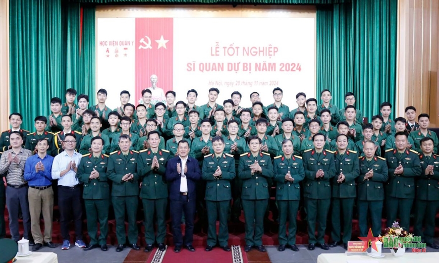 Học viện Quân y tổ chức lễ tốt nghiệp đào tạo sĩ quan dự bị năm 2024
