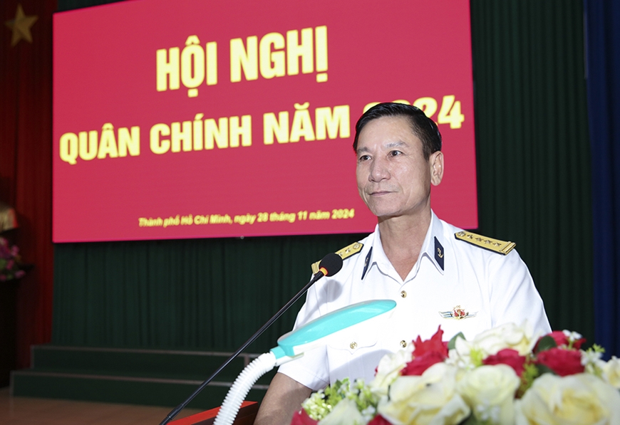 Lữ đoàn 125 Hải quân hội nghị Quân chính năm 2024