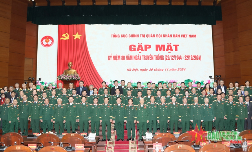 Tổng cục Chính trị gặp mặt kỷ niệm 80 năm Ngày truyền thống khu vực phía Bắc