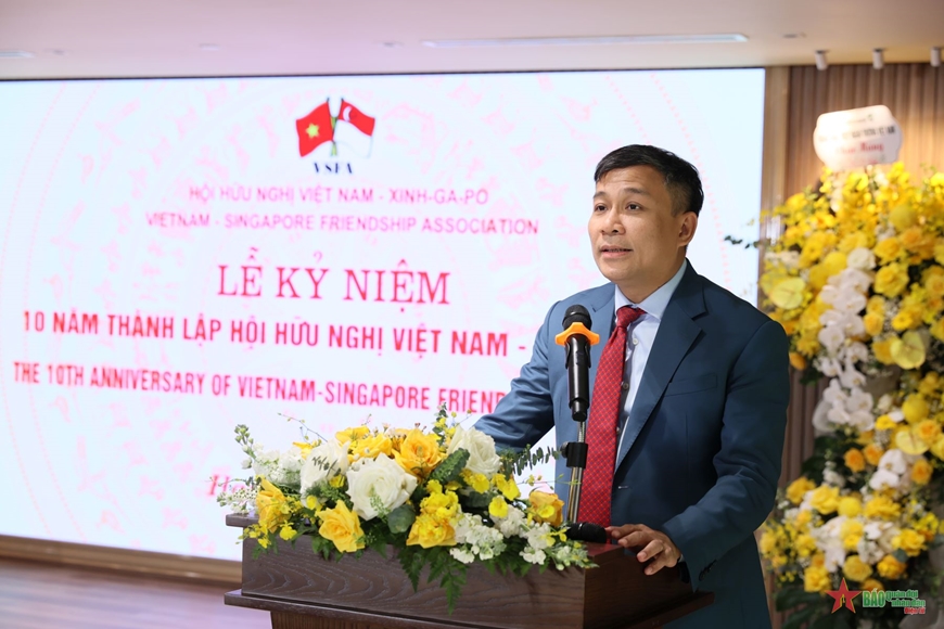 Hội Hữu nghị Việt Nam-Singapore đón nhận Bằng khen của Thủ tướng Chính phủ