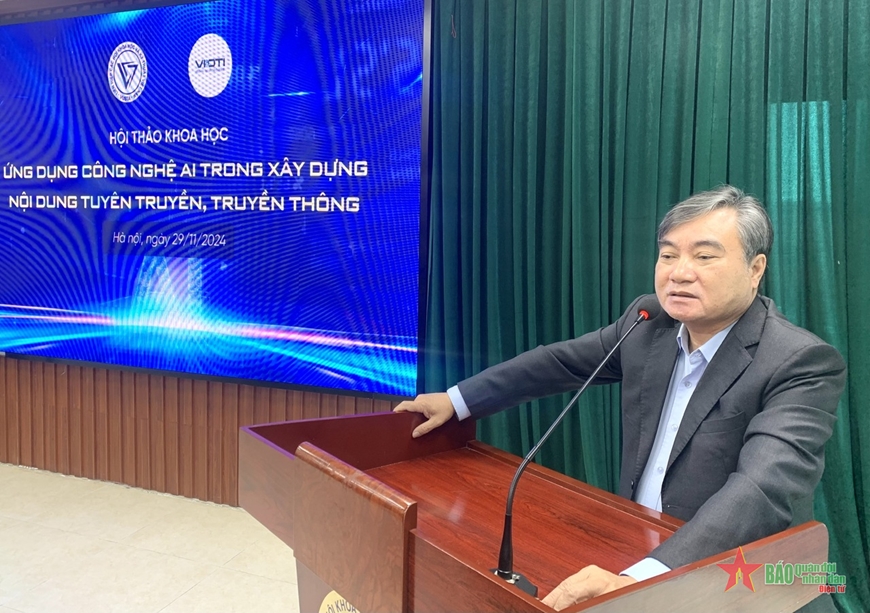 Ứng dụng trí tuệ nhân tạo trong xây dựng nội dung tuyên truyền, truyền thông