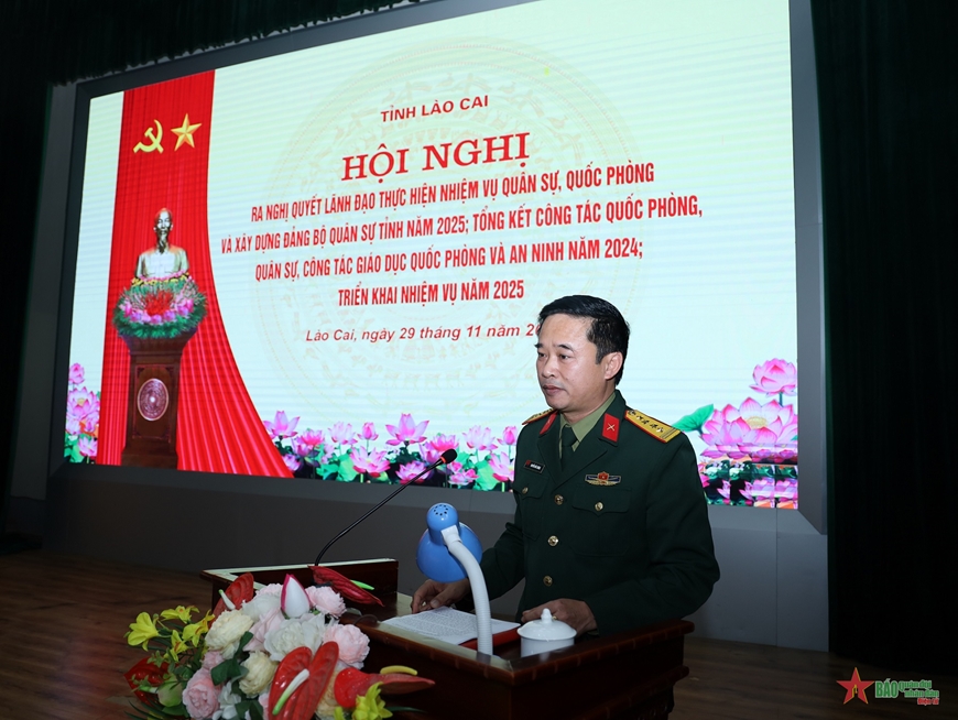 Tỉnh Lào Cai phát huy tối đa sức mạnh của cả hệ thống chính trị và toàn dân trong triển khai thực hiện nhiệm vụ quân sự, quốc phòng