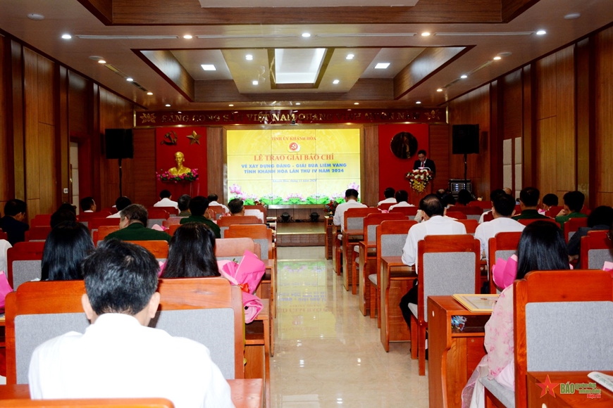 Báo Quân đội nhân dân đoạt giải B Giải báo chí về xây dựng Đảng tỉnh Khánh Hòa lần thứ IV