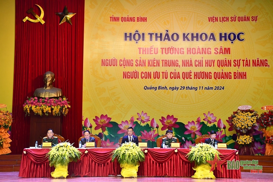 “Thiếu tướng Hoàng Sâm-Người Cộng sản kiên trung, nhà chỉ huy quân sự tài năng, người con ưu tú của quê hương Quảng Bình