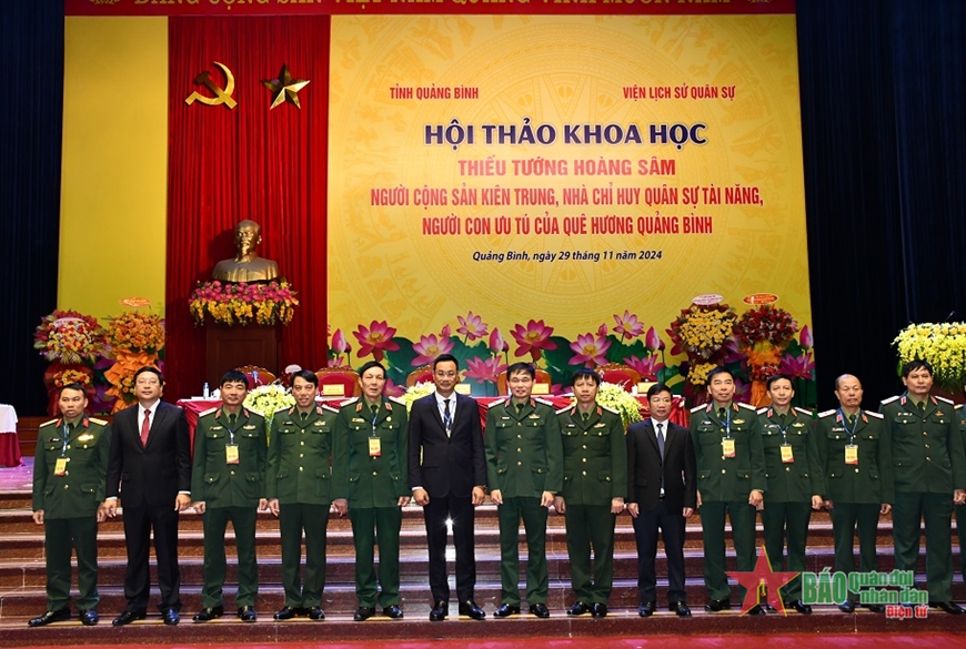 “Thiếu tướng Hoàng Sâm-Người Cộng sản kiên trung, nhà chỉ huy quân sự tài năng, người con ưu tú của quê hương Quảng Bình