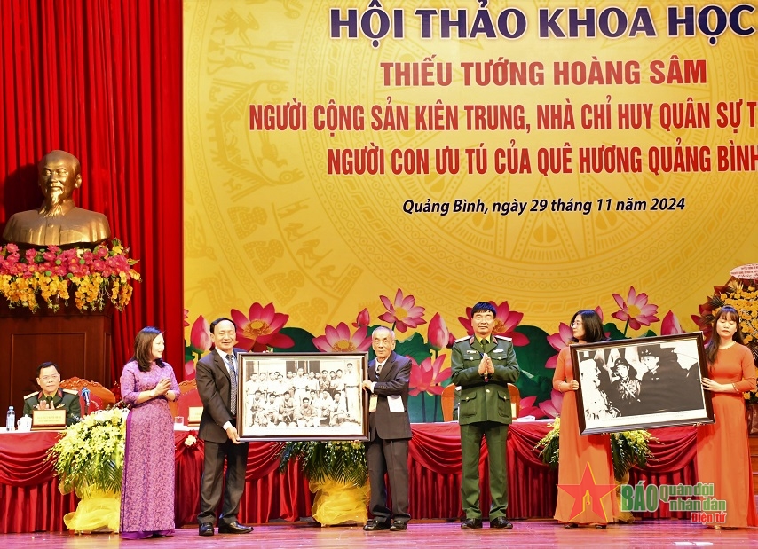 “Thiếu tướng Hoàng Sâm-Người Cộng sản kiên trung, nhà chỉ huy quân sự tài năng, người con ưu tú của quê hương Quảng Bình