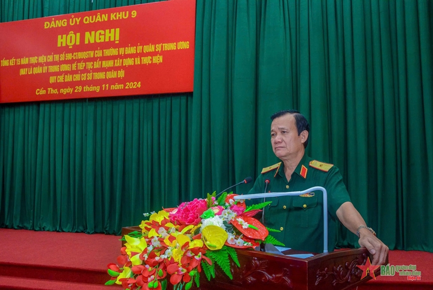 Quân khu 9: Tập trung thực hiện tốt quy chế dân chủ cơ sở