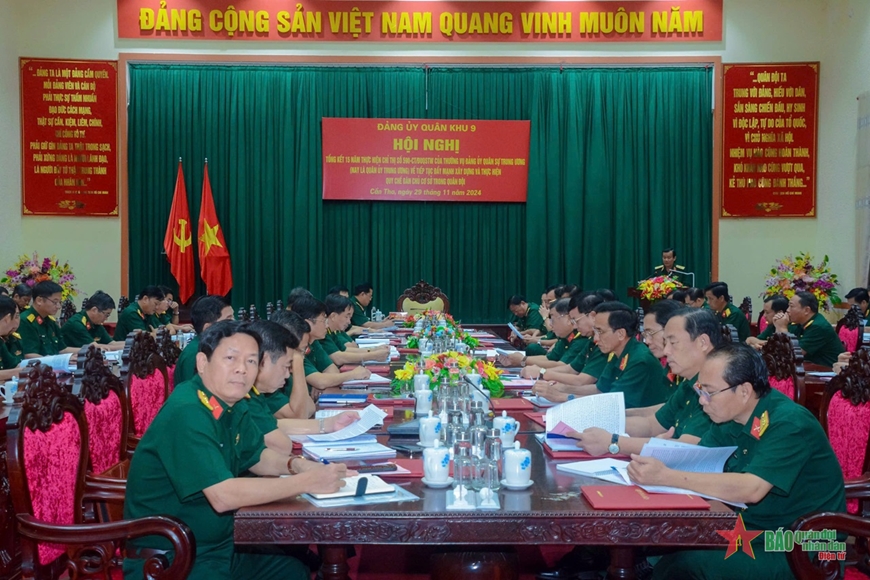 Quân khu 9: Tập trung thực hiện tốt quy chế dân chủ cơ sở