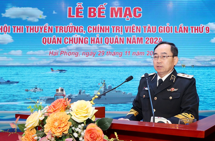 Quân chủng Hải quân bế mạc Hội thi thuyền trưởng, chính trị viên tàu giỏi lần thứ 9
