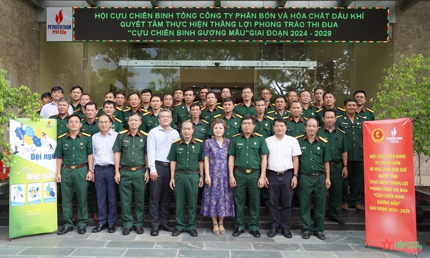 Cựu chiến binh là lực lượng gương mẫu tại Petrovietnam