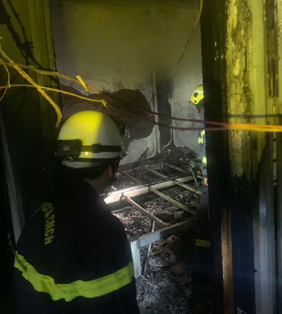 Hà Nội: Cháy khách sạn ở phố Thiên Hiền, đang ghi nhận thiệt hại