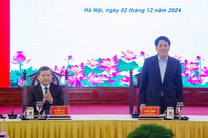 Chủ tịch nước Lương Cường làm việc với Tòa án nhân dân tối cao