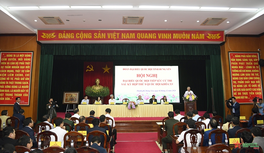 Tổng Bí thư Tô Lâm tiếp xúc cử tri tỉnh Hưng Yên sau Kỳ họp thứ tám, Quốc hội khóa XV