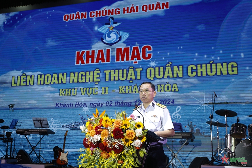 Quân chủng Hải quân khai mạc Liên hoan nghệ thuật quần chúng khu vực II tại Khánh Hòa