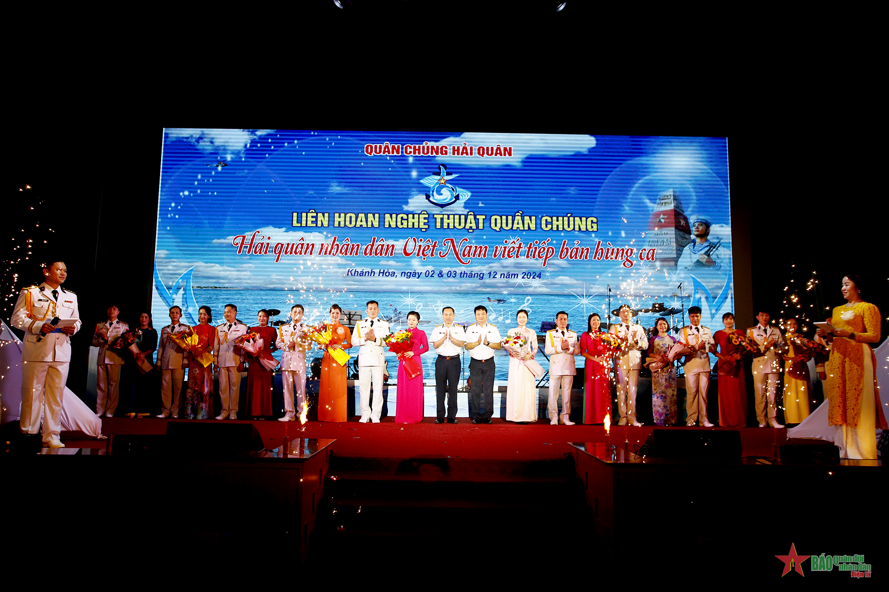 Quân chủng Hải quân khai mạc Liên hoan nghệ thuật quần chúng khu vực II tại Khánh Hòa