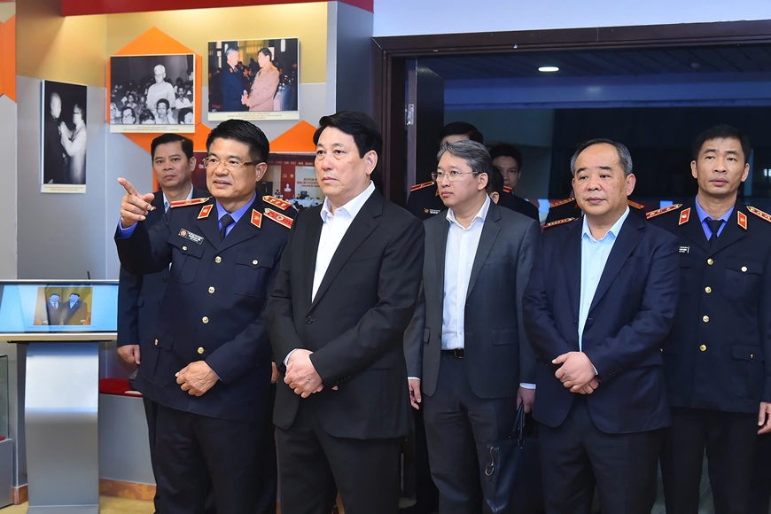 Chủ tịch nước Lương Cường thăm và làm việc với Viện Kiểm sát nhân dân tối cao