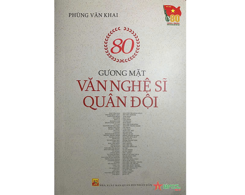 Phác họa 80 chân dung văn nghệ sĩ Quân đội