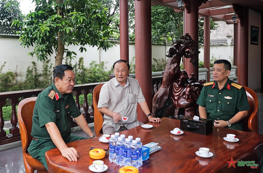 Thượng tướng Võ Minh Lương thăm hỏi, tri ân gia đình các đồng chí nguyên lãnh đạo Đảng, Nhà nước, Quân đội