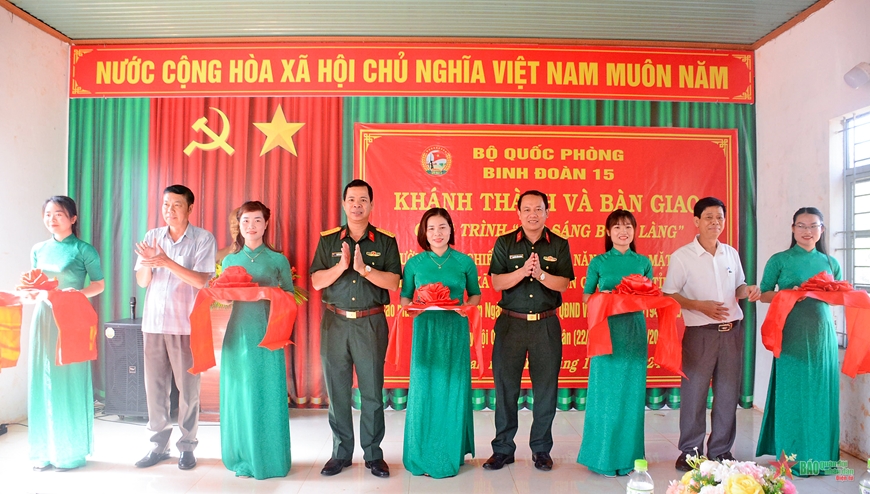 “Sao sáng buôn làng” - đóng góp thiết thực của Binh đoàn 15 trong xây dựng nông thôn mới vùng khó khăn