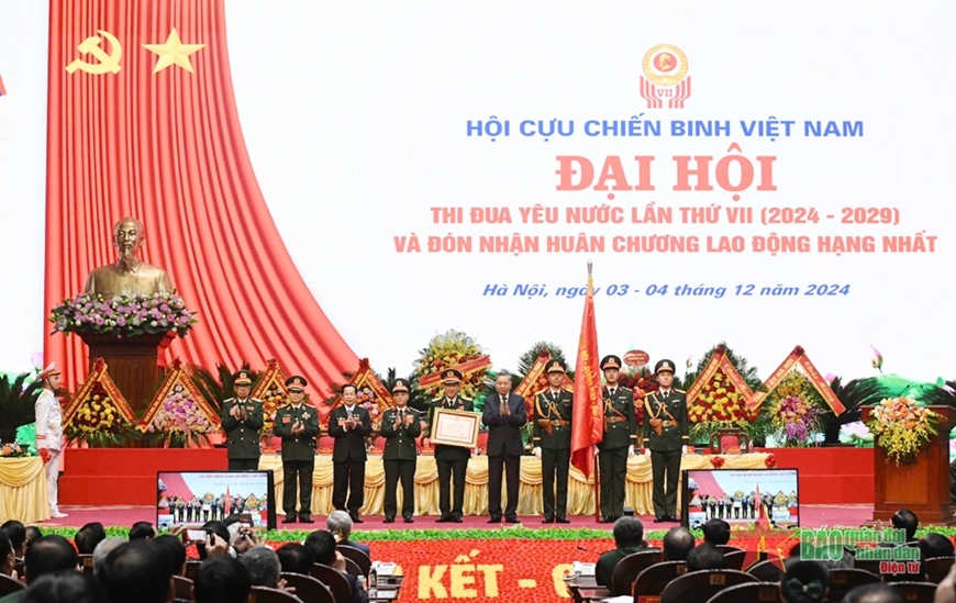 Tổng Bí thư Tô Lâm dự Đại hội thi đua yêu nước “Cựu chiến binh gương mẫu” lần thứ VII
