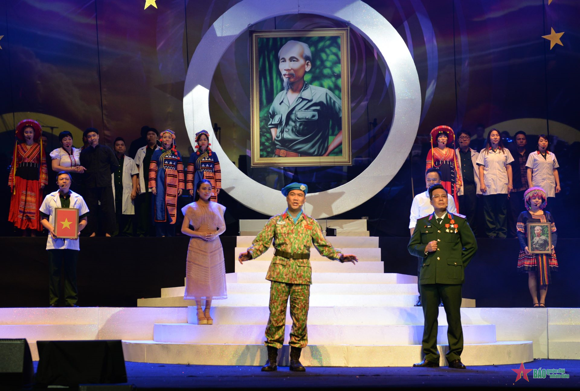 Khắc họa sinh động hình ảnh người lính thời bình trong nhạc kịch “Khát vọng đỏ”