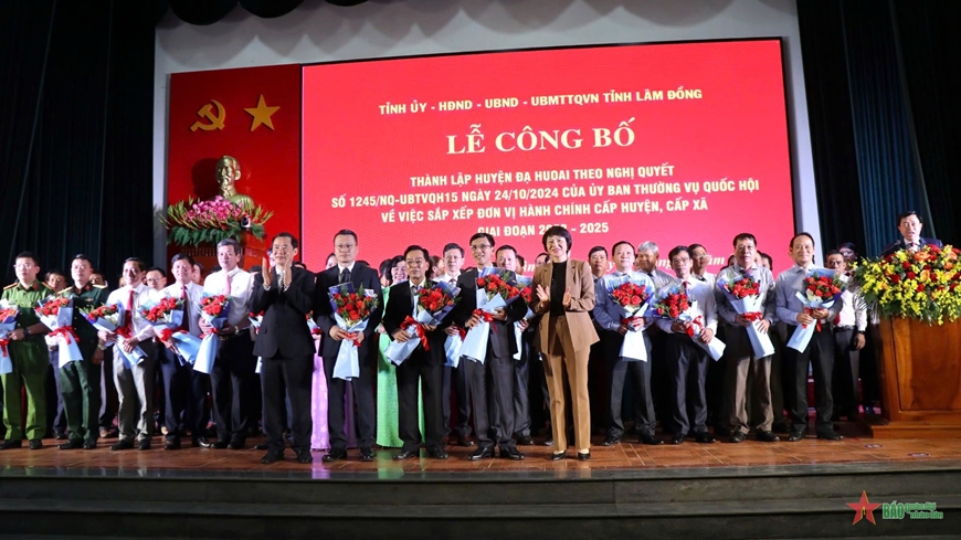 Lâm Đồng công bố thành lập huyện Đạ Huoai mới