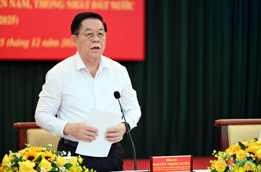 Ban chỉ đạo Trung ương và Bộ Quốc phòng làm việc với TP Hồ Chí Minh về kỷ niệm 50 năm Ngày giải phóng miền Nam