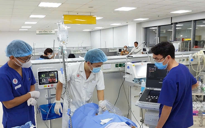 Bệnh viện Trung ương Quân đội 108 cứu sống nam thanh niên đa chấn thương do tai nạn lao động