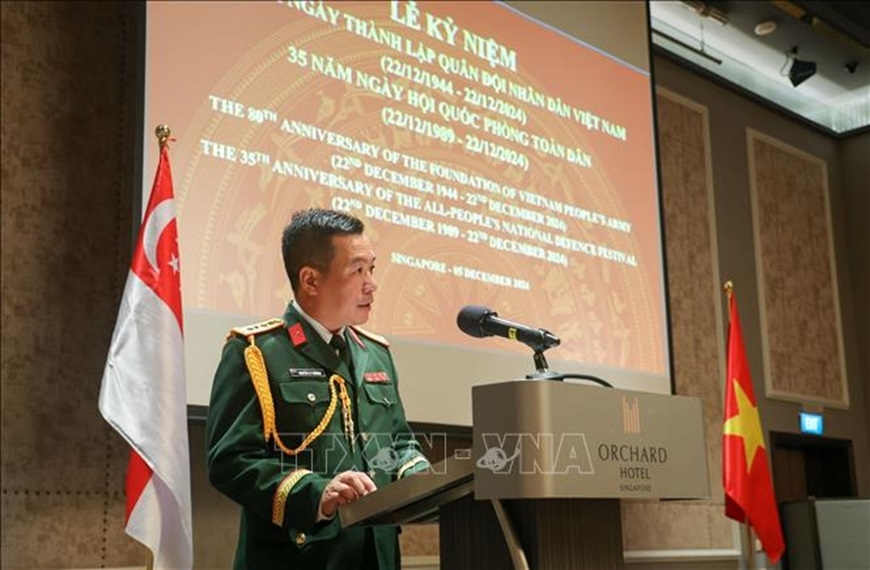 Hợp tác quốc phòng Việt Nam-Singapore đang phát triển toàn diện