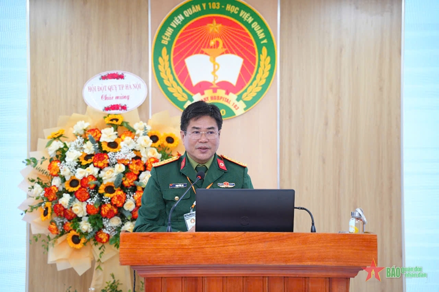 Bệnh viện Quân y 103 tổ chức Hội thảo khoa học “Cập nhật chẩn đoán và điều trị đột quỵ”