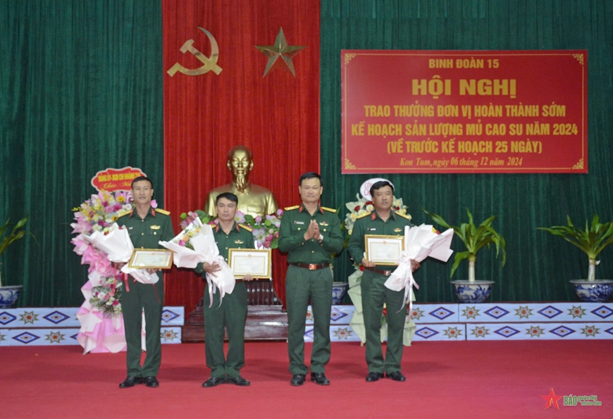 Công ty 78 xuất sắc về trước kế hoạch sản lượng mủ sao su 25 ngày