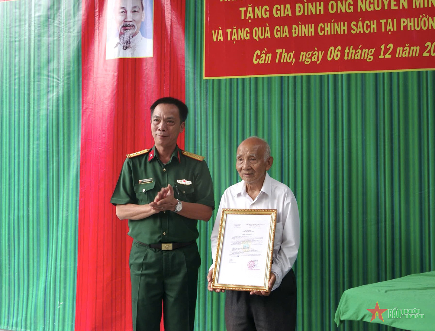 Tổng cục II khánh thành và bàn giao nhà tình nghĩa tặng gia đình chính sách