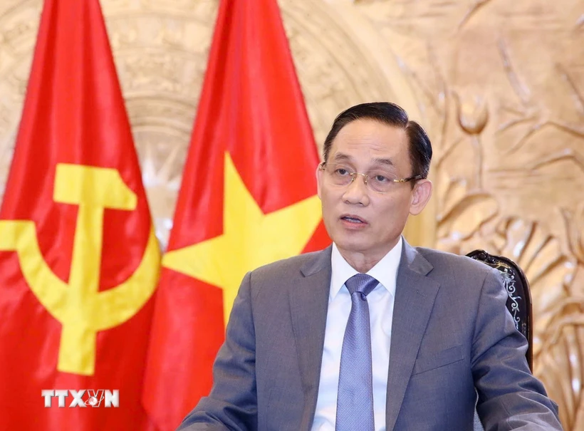 Đồng chí Lê Hoài Trung thăm, làm việc tại Mỹ