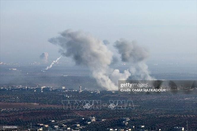 Căng thẳng tại Trung Đông: Israel không kích nhiều mục tiêu ở Syria