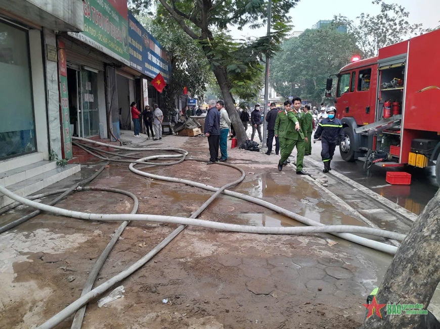 Hà Nội: Cháy quán kinh doanh gà ở phố Võ Thị Sáu