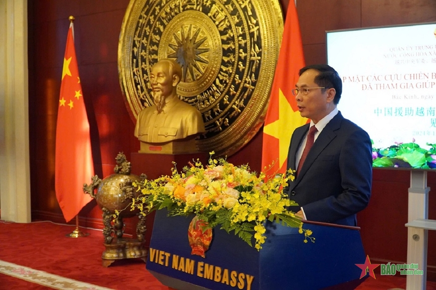 Bộ Quốc phòng Việt Nam tri ân các cựu chiến binh, chuyên gia Trung Quốc giúp cách mạng Việt Nam