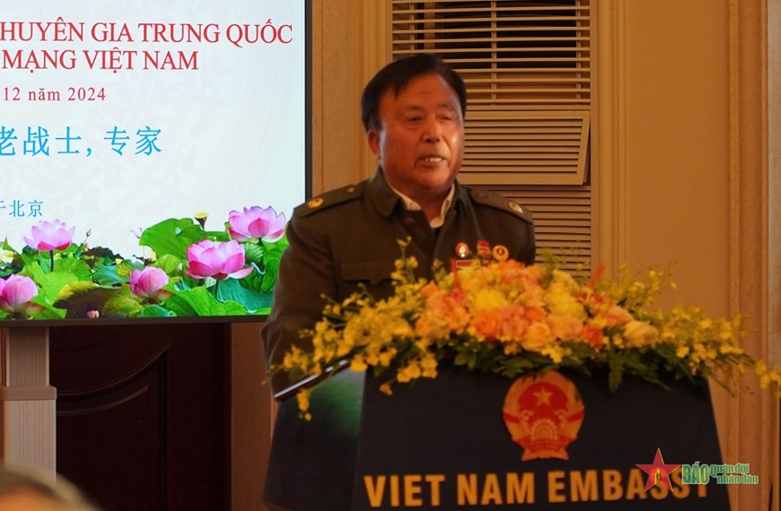 Bộ Quốc phòng Việt Nam tri ân các cựu chiến binh, chuyên gia Trung Quốc giúp cách mạng Việt Nam