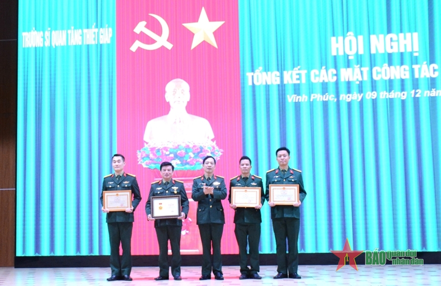 Trường Sĩ quan Tăng thiết giáp: Học viên tốt nghiệp loại giỏi tăng so với năm 2023
