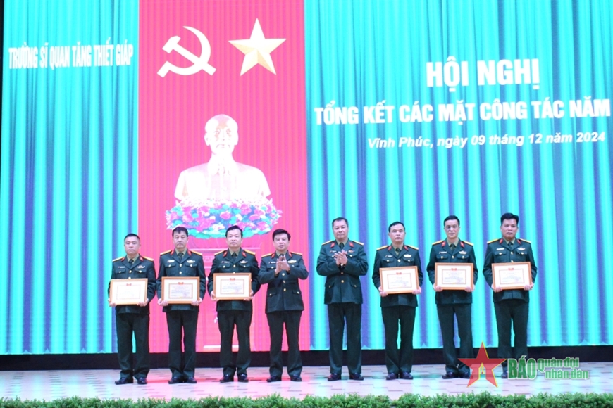 Trường Sĩ quan Tăng thiết giáp: Học viên tốt nghiệp loại giỏi tăng so với năm 2023