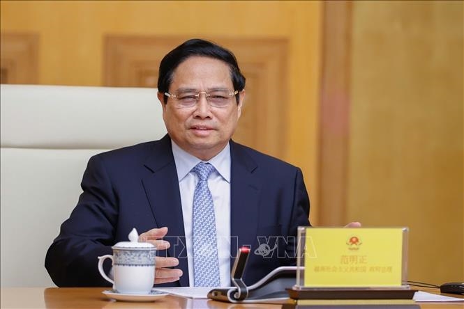 Thủ tướng Phạm Minh Chính đề nghị các doanh nghiệp nhóm lớn nhất toàn cầu nghiên cứu tham gia các dự án hạ tầng tại Việt Nam